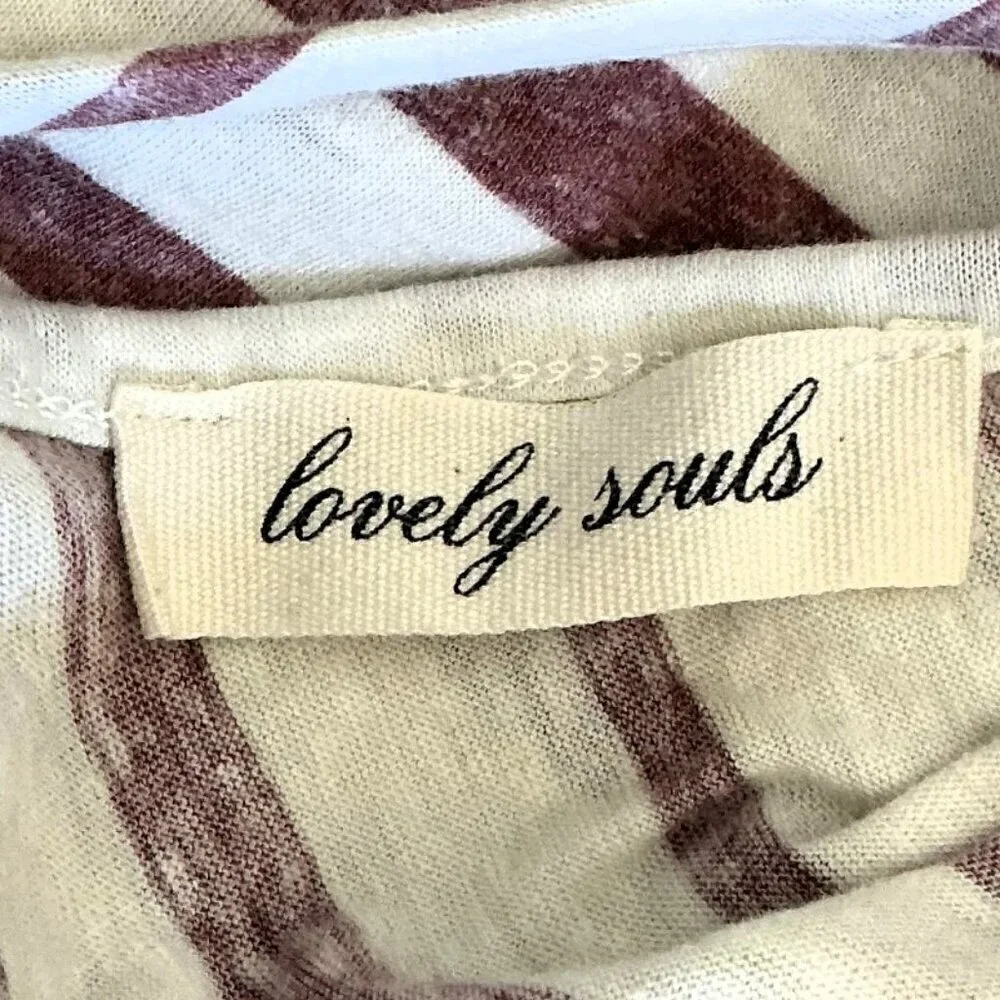 LOVELY SOULS STRIPED PRINT TOP - Picture 7 of 7